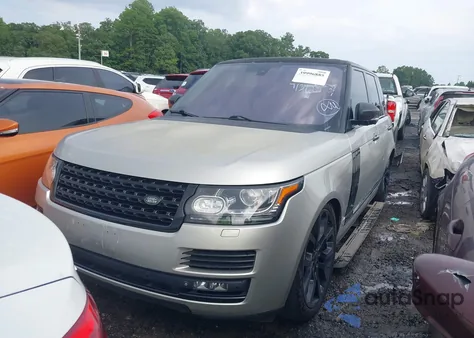 2015 Land Rover Range Rover 3.0L V6 Supercharged Hse из США, поврежденный, VIN SALGS2VF7FA219096